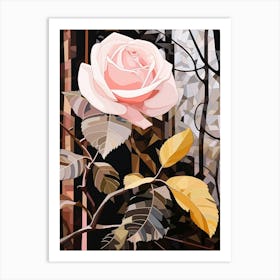 Flower Illustration Rose 1 Art Print