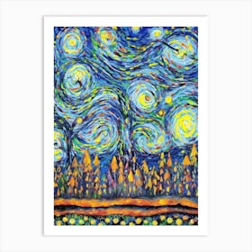 Starry Night 222 Art Print