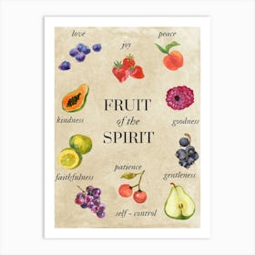 Fruit Of The Spirit Art Print