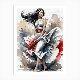 Asian Woman 1 Art Print