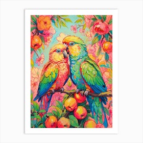 Parrots Art Print