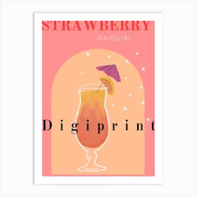 Strawberry Daiquiri Art Print