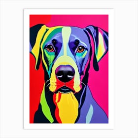 Weimaraner Andy Warhol Style Dog Art Print