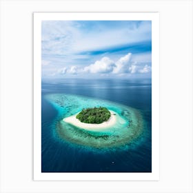 Island In The Maldives 9 Art Print