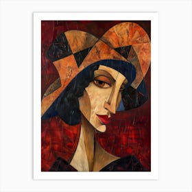 Hat and Beauty Art Print