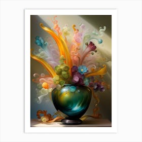 Vase Of Flowers Art Print