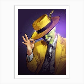 The Mask Hat Art Print