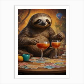 Sloth Art Print