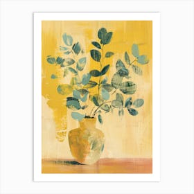 Yellow Vase Art Print