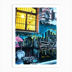 Street In Melbourne Art Print