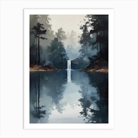 Reflection In The Mist Art Print