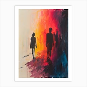 Silhouettes 1 Art Print