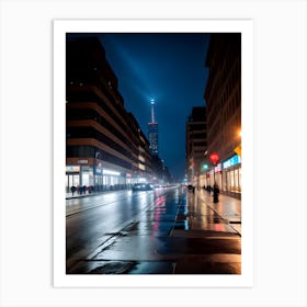 Night In The City Art Print