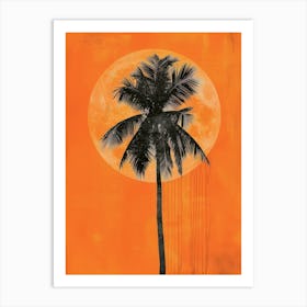 Palm Tree Canvas Print 3 Art Print