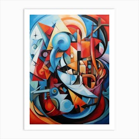 Abstract Painting 01 Art Print