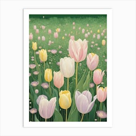 Tulip Field 1 Art Print