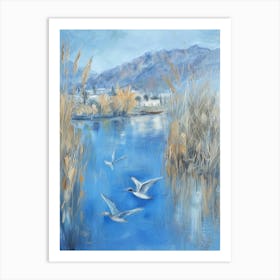 Birds In Flight 14 Art Print