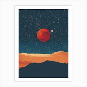 Mars Landscape 2 Art Print