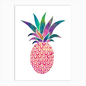 Pink Ananas Art Print