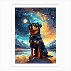 Rottweiler Art Art Print