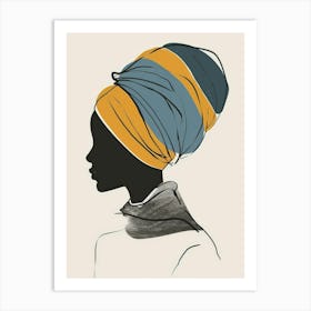 Portrait Of African Woman 36 Art Print