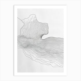 'Line Drawing' Art Print