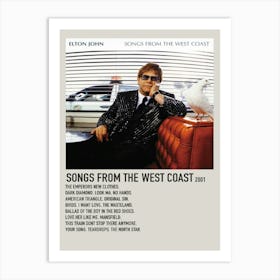 Songs From The West Coast 2001 Poster 1 Art Print