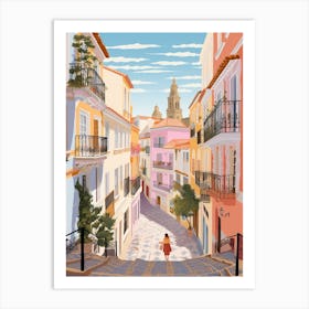 Seville Spain 4 Illustration Art Print