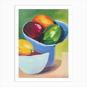 Pepino Dulce Bowl Of fruit Art Print