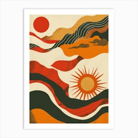 Sand And Sun Art Print