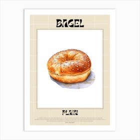 Plain Bagel 1 Art Print