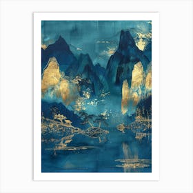 Chinese Mountains 84 Art Print