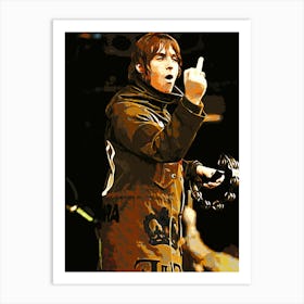 liam gallagher oasis britpop music band 10 Art Print