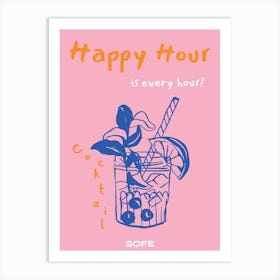 Happy Hour Art Print