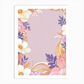 Floral Frame 4 Art Print