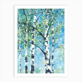 Aspen Tree2 Art Print