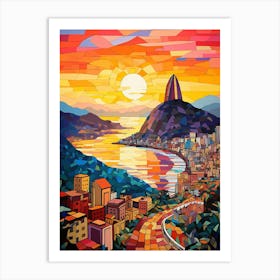 Rio de Janeiro's Skyline Symphony Art Print