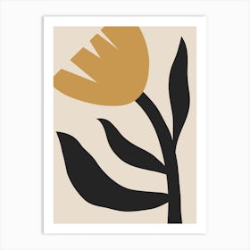 Minimalist flower Art Print