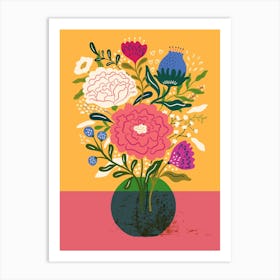 Flowers In A Vase 5 Art Print