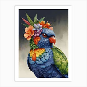 Colorful Parrot 6 Art Print