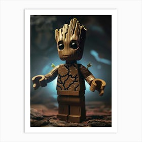 Lego Groot Art Print