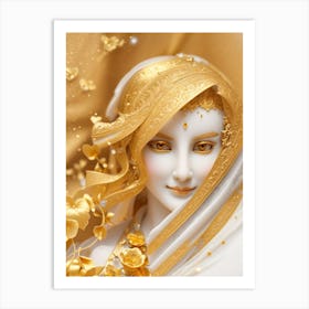 Golden Madonna 1 Art Print