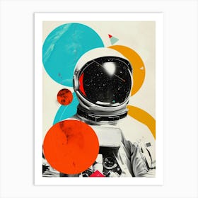 Astronaut Canvas Print Art Print