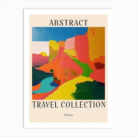 Abstract Travel Collection Poster Pakistan 2 Art Print