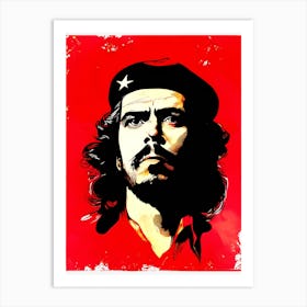 Graffiti Portrait of Ernesto Che Guevara 1 Art Print