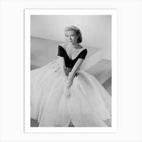 American Actress Grace Kelly Of The Crime Drama Rear Window Art Print