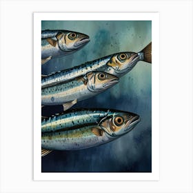 Sardines 14 Art Print