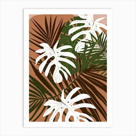 Tropical Leaves 163 Art Print