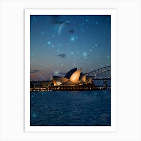 Opera Twilight Art Print