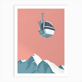 Gondola Lift 2 Art Print